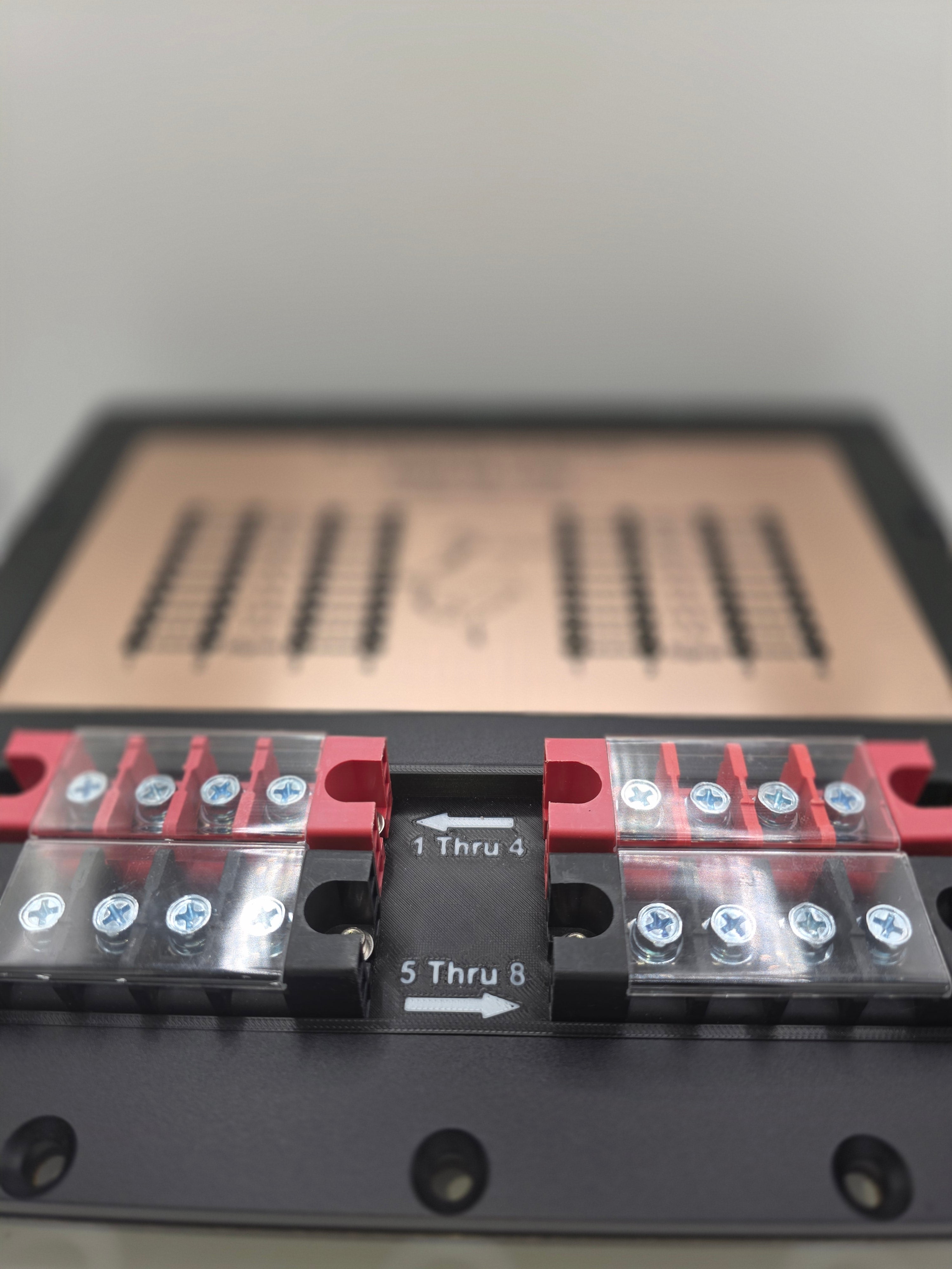HHD 8 Channel Aluminum Speaker Input Plate with Passive Logarithmic Dyno