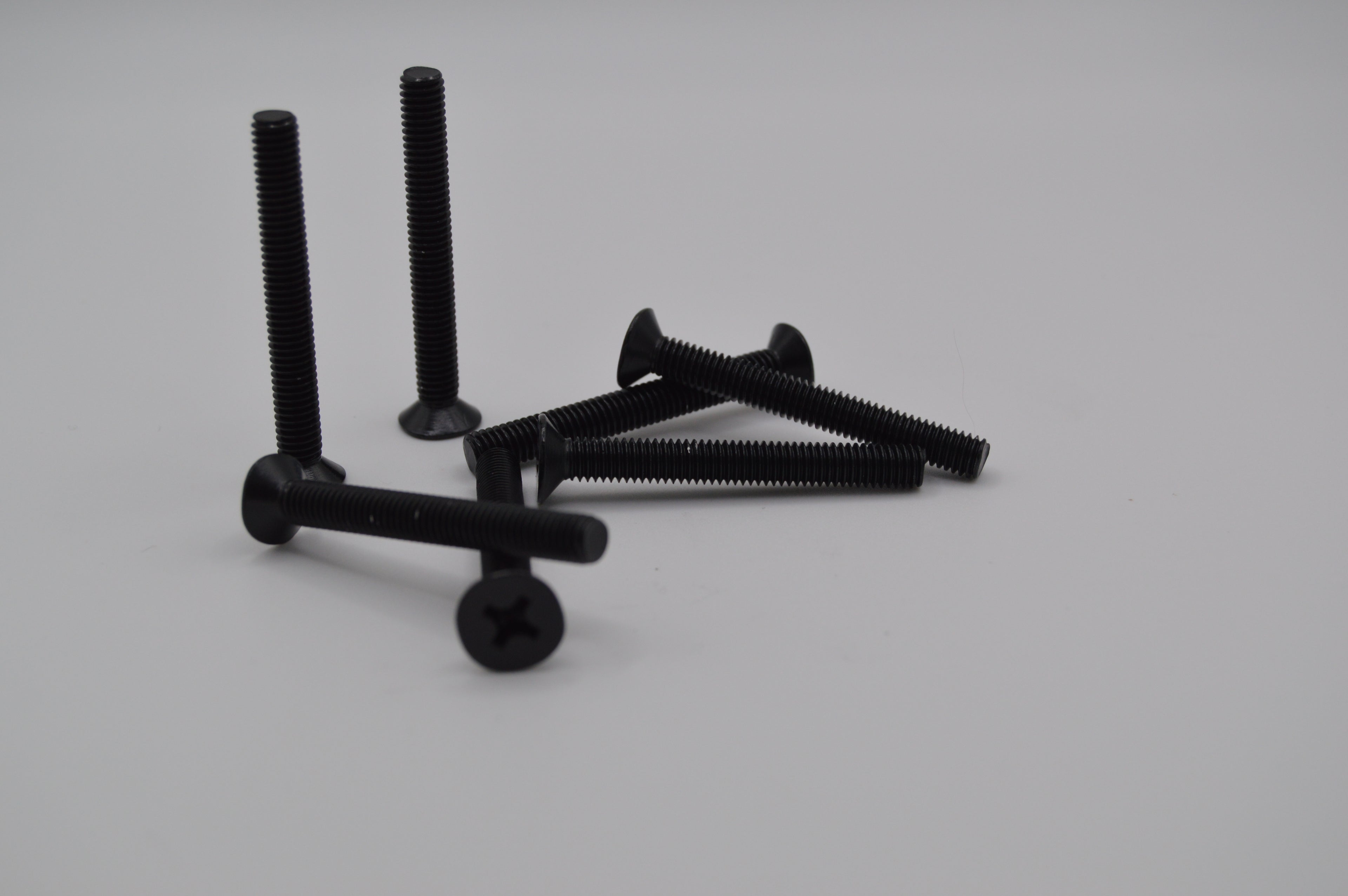 M6 x 1.0 x 50mm Anodized Aluminum Countersink Machine Screws