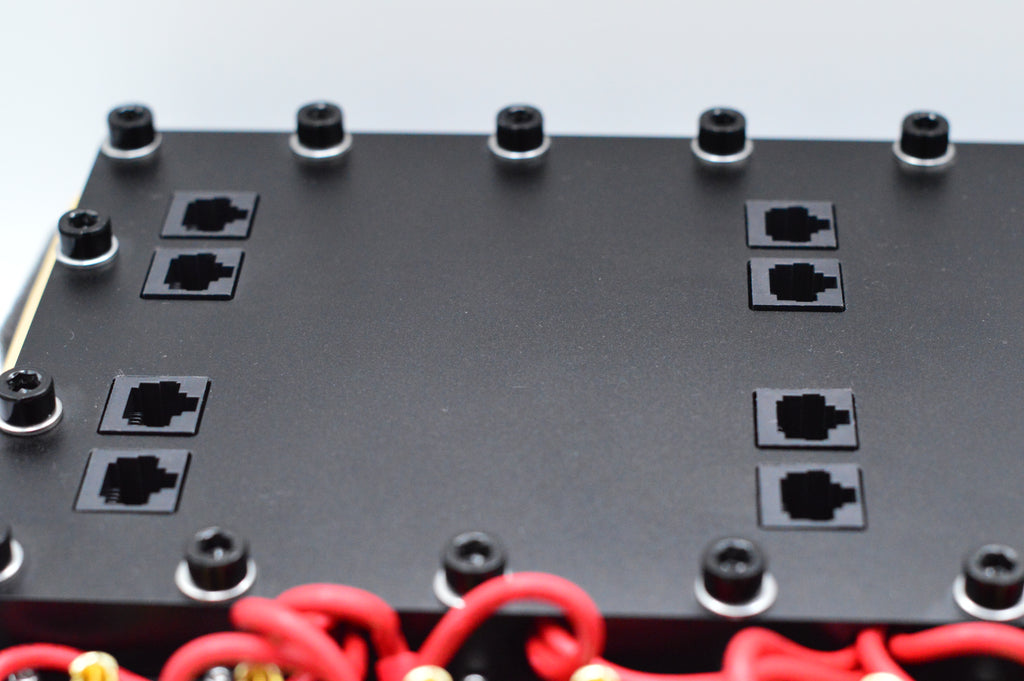 HHD 8 Channel Aluminum Speaker Input Plate with Passive Logarithmic Dyno