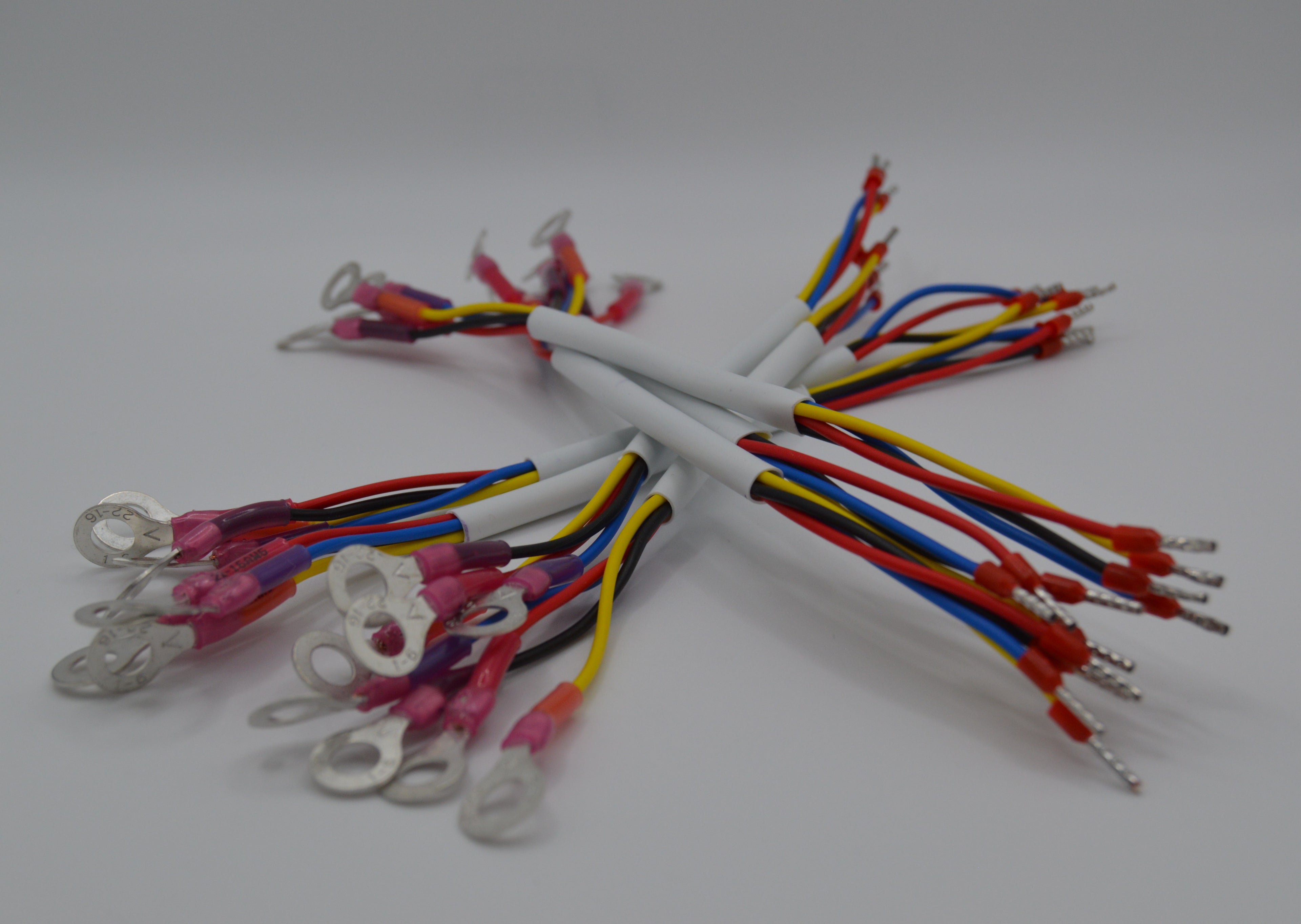 18 Gauge, 4 Conductor, Stranded Wire Leads - Ring to Ferrule