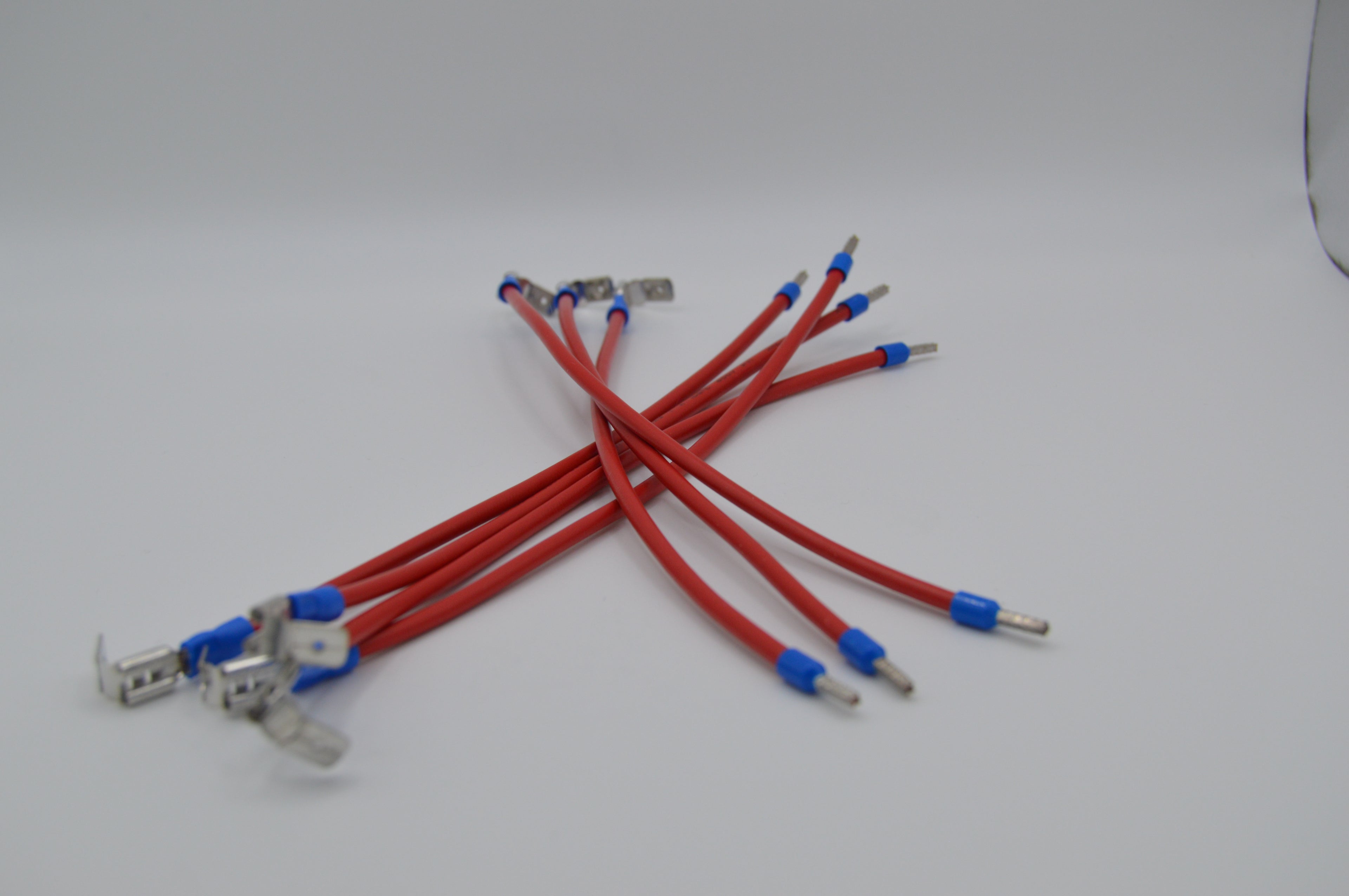 14 Gauge Heavy-Duty Stranded Wire Leads - Piggyback to Ferrule