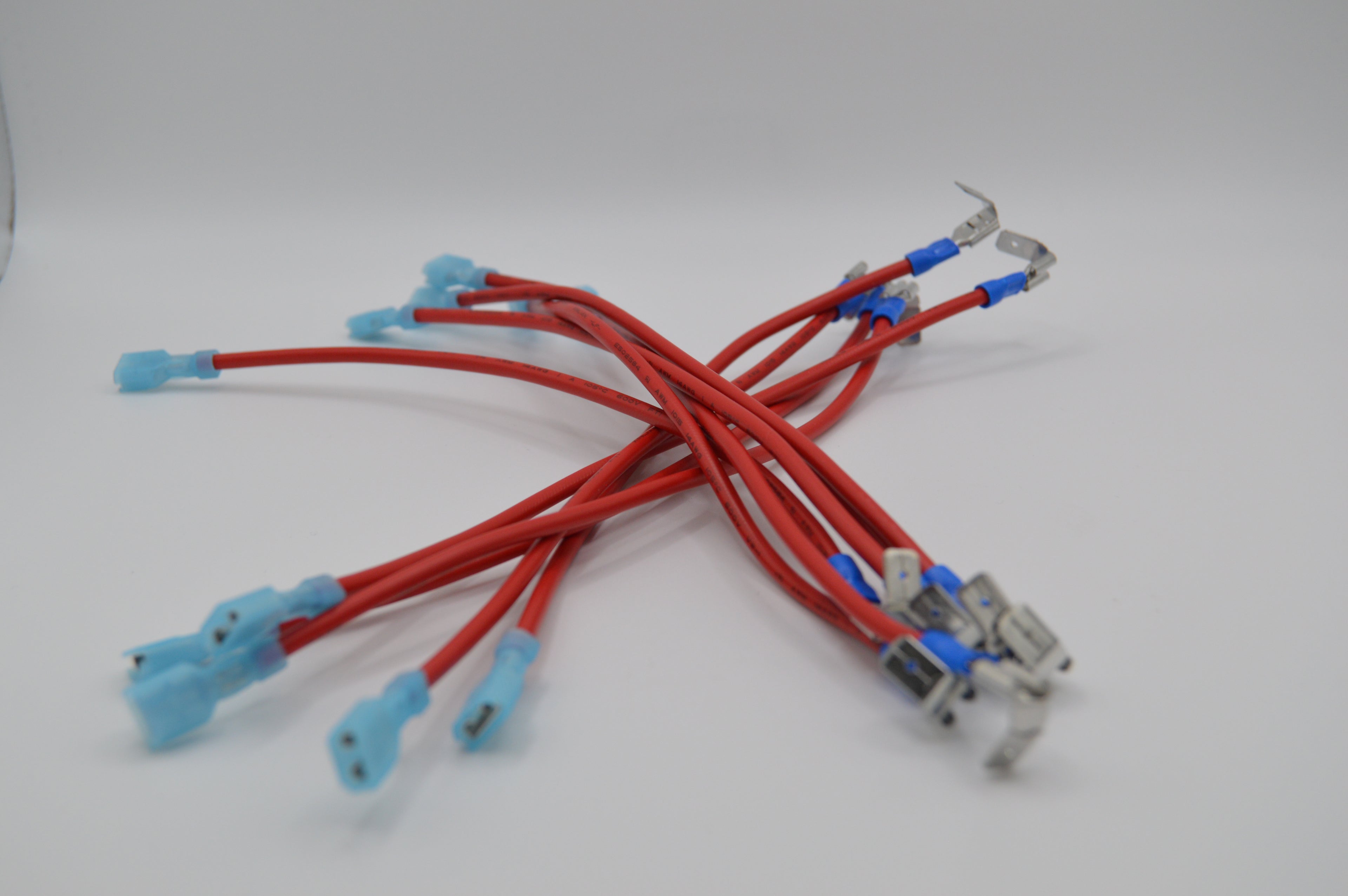 14 Gauge Heavy-Duty Stranded Wire Leads - Piggyback to Female Quick Disconnect