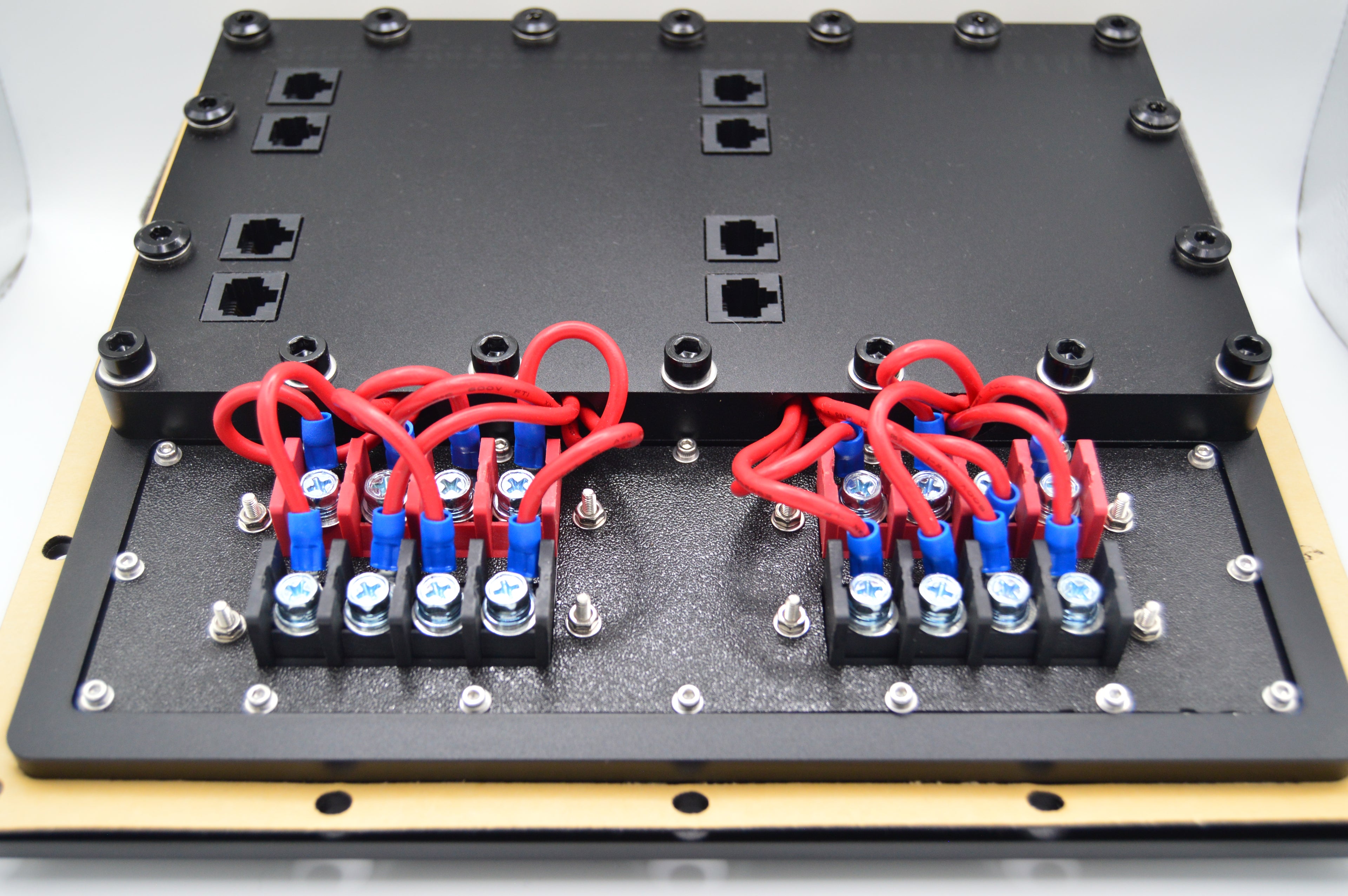 HHD 8 Channel Aluminum Speaker Input Plate with Passive Logarithmic Dyno