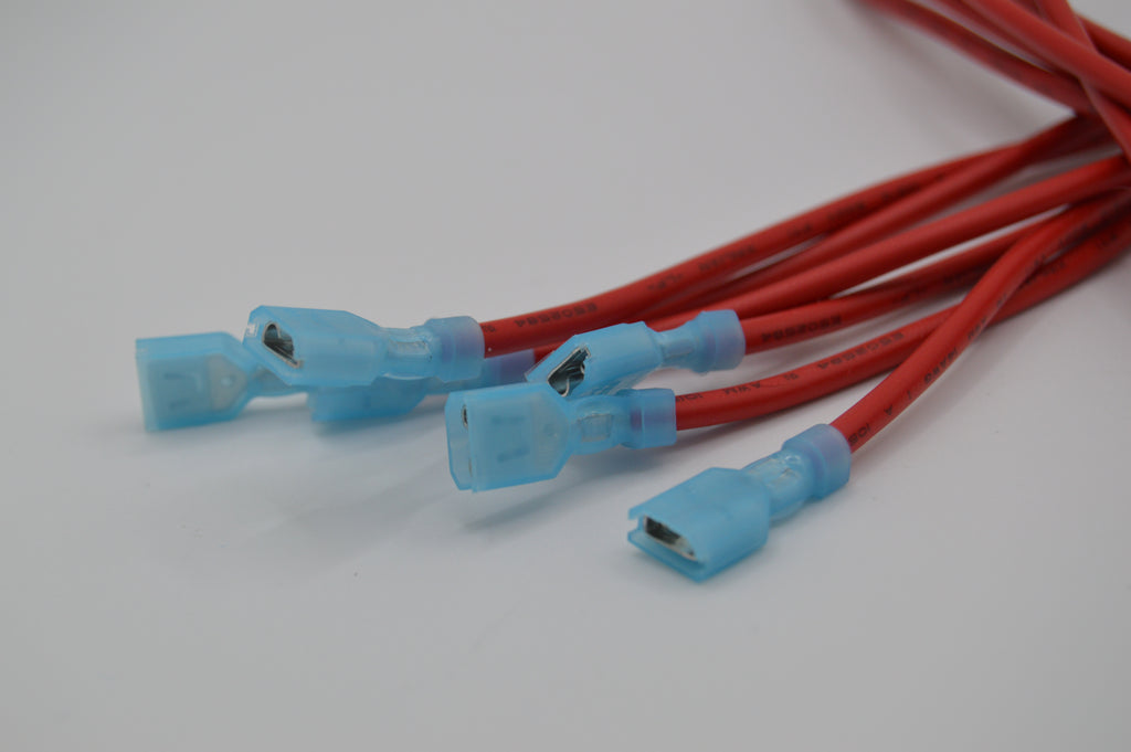14 Gauge Heavy-Duty Stranded Wire Leads - Female Quick Disconnect Extension