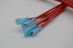 14 Gauge Heavy-Duty Stranded Wire Leads - Female Quick Disconnect To Ferrule