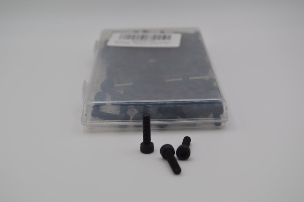 Pack of 120 Black M4 x 16mm Socket Head Cap Screws (SHCS)