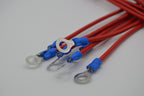 14 Gauge Heavy-Duty Stranded Wire Leads - 1/4" Ring to Ferrule