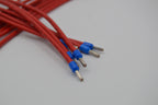 14 Gauge Heavy-Duty Stranded Wire Leads - 1/4" Ring to Ferrule