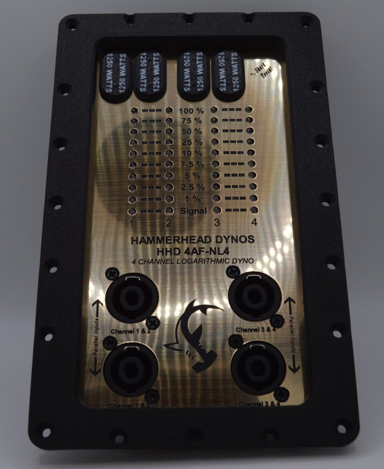 HHD 4 Channel Speaker Input Plate with Logarithmic Dyno