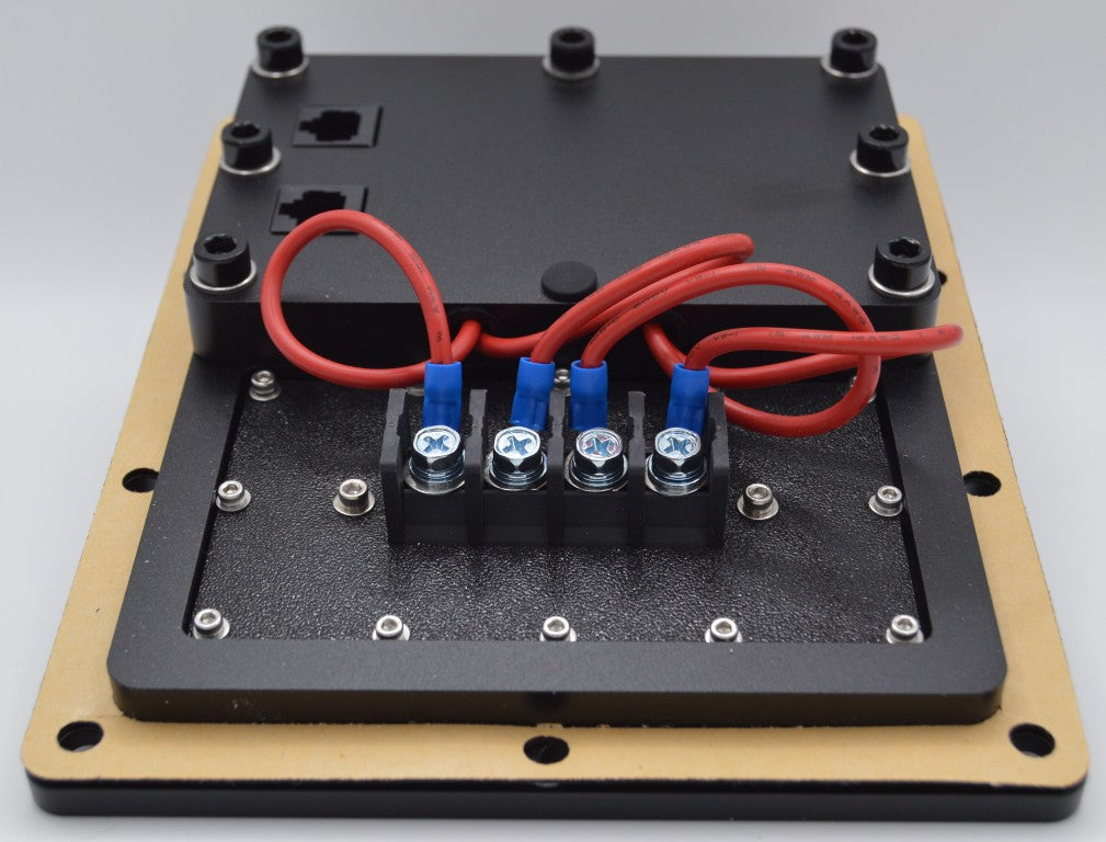 HHD 2 Channel Aluminum Speaker Input Plate with Passive Logarithmic Dyno