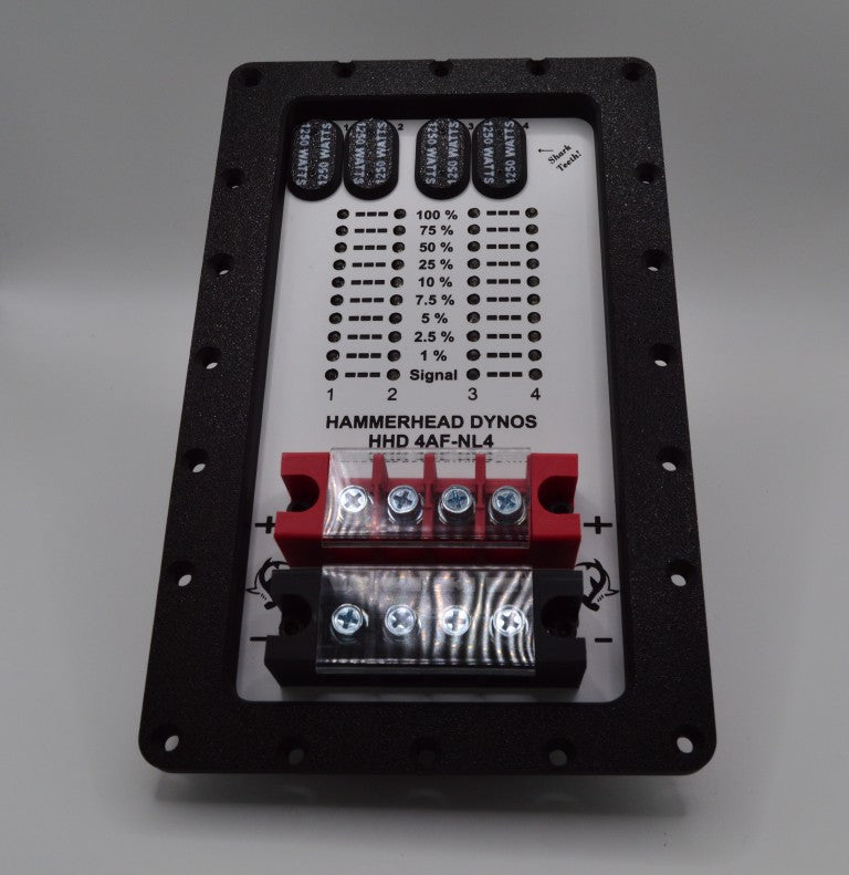 HHD 4 Channel Speaker Input Plate with Logarithmic Dyno