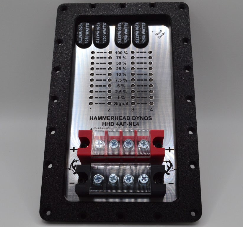 HHD 4 Channel Speaker Input Plate with Logarithmic Dyno