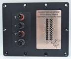 HHD 2 Channel Aluminum Speaker Input Plate with Passive Logarithmic Dyno