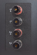 HHD 2 Channel Aluminum Speaker Input Plate with Passive Logarithmic Dyno