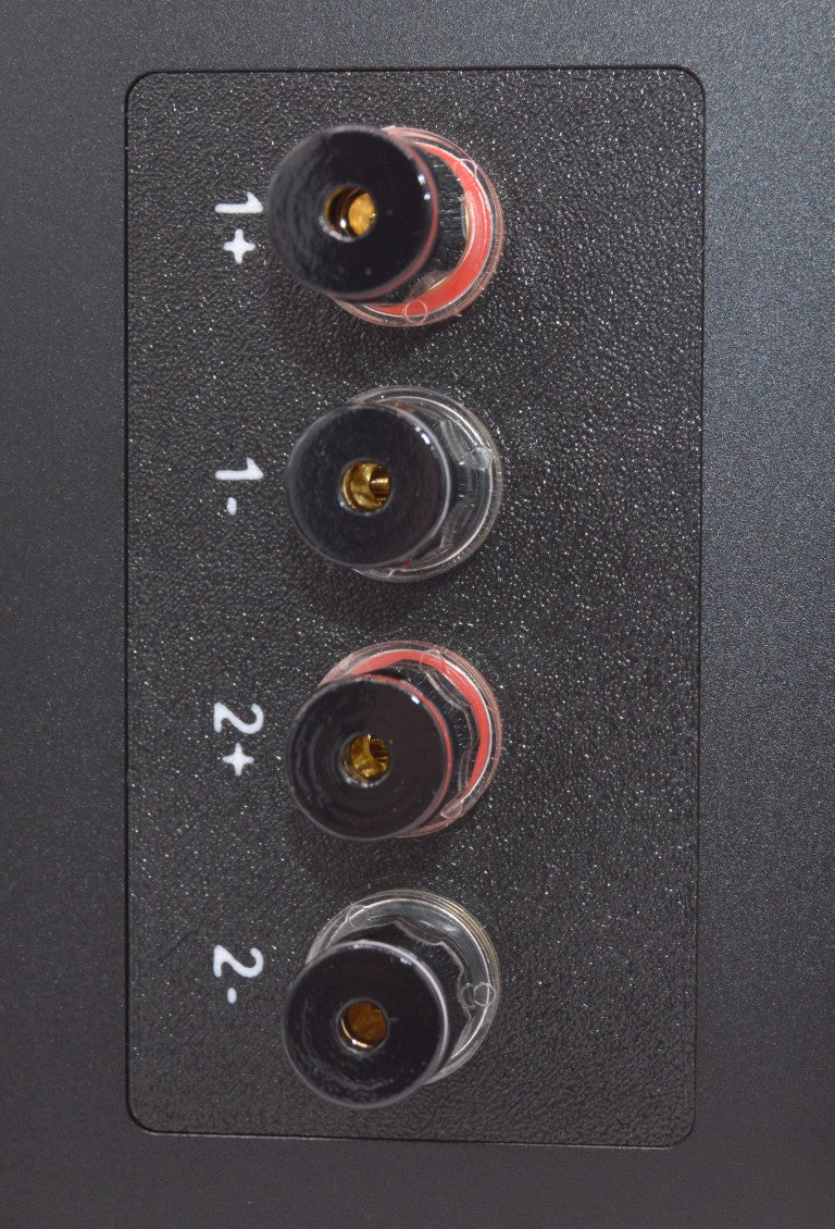 HHD 2 Channel Aluminum Speaker Input Plate with Passive Logarithmic Dyno