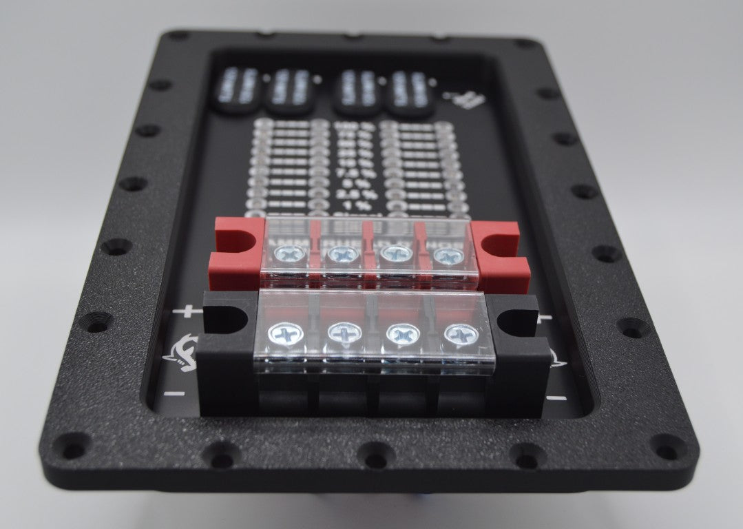 HHD 4 Channel Speaker Input Plate with Logarithmic Dyno
