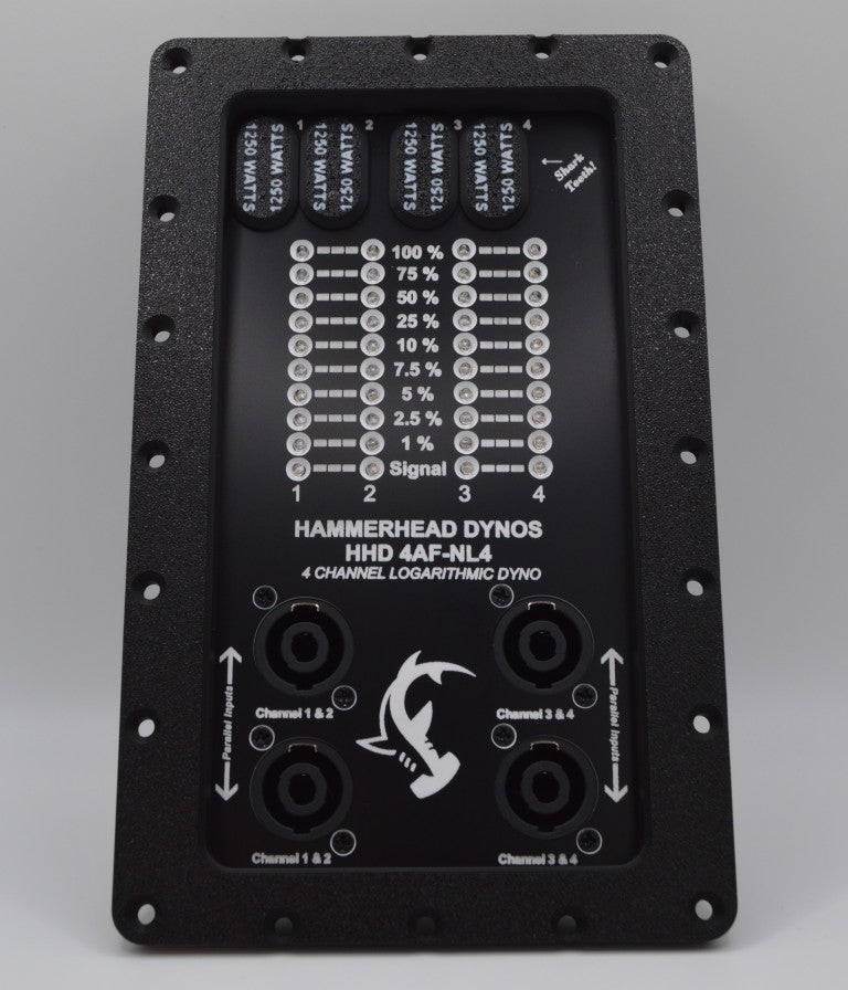 HHD 4 Channel Speaker Input Plate with Logarithmic Dyno